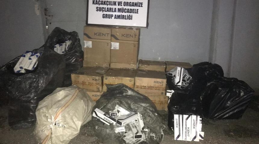 Van&rsquo;da 13 bin 500 paket ka&ccedil;ak sigara ele ge&ccedil;irildi