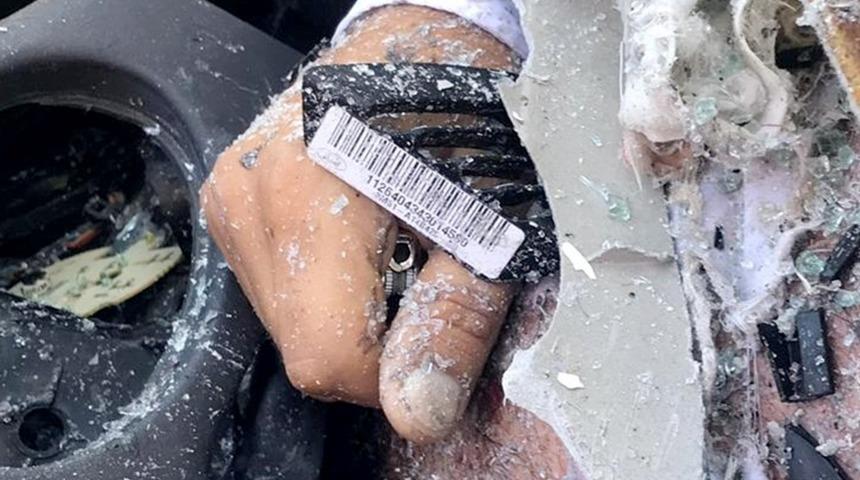 2 kişinin &ouml;ld&uuml;ğ&uuml; kazada dikkat &ccedil;eken fotoğraf