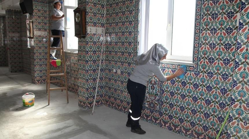 Odunpazarı Belediyesi cami temizliklerine devam ediyor
