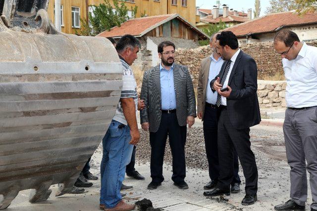 Başkan Yazgı içme suyu isale hattı çalışmalarını inceledi