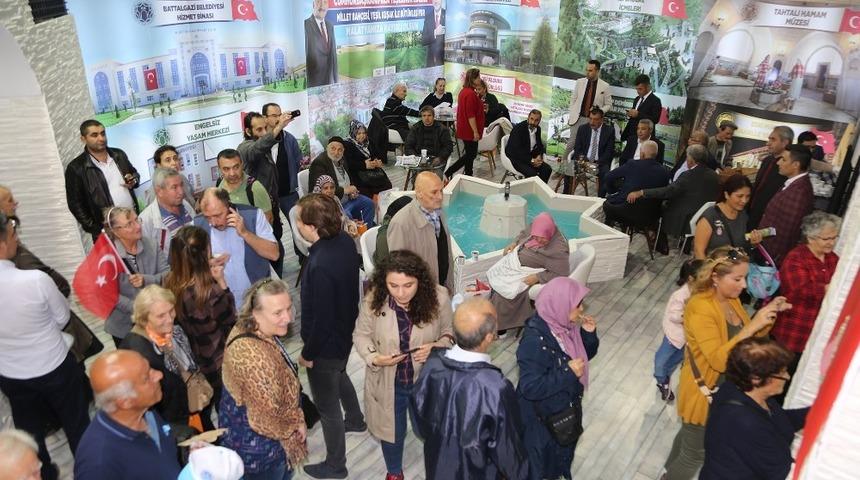 Battalgazi Belediyesi standı yoğun ilgi gördü