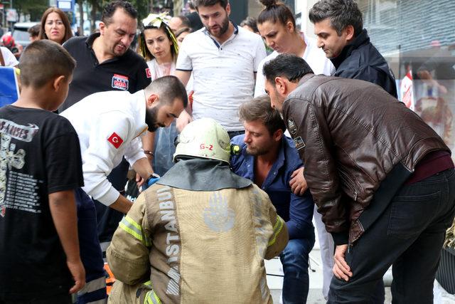 Nişantaşı nda g&uuml;zellik salonunda yangın paniği 3