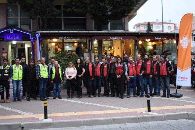 Aytemiz'in 'Motorcu Dostu Trafik' projesi Çanakkale'de