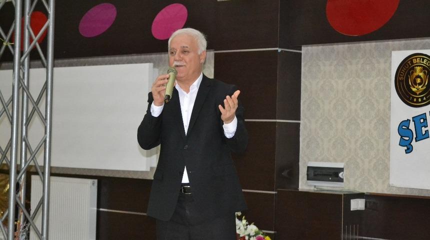 Nihat Hatipoğlu Şuhut&rsquo;ta programa katıldı