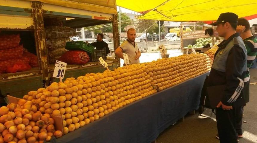 Ergene zabıtasından etiket ve fiyat denetimi