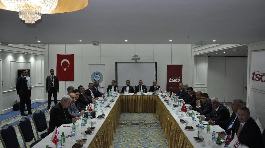 Doğu Anadolu ve G&uuml;neydoğu Anadolu B&ouml;lgesi; Ticaret Odaları ve Ticaret Borsaları Y&ouml;netim Kurulu Başkanları istişare toplantısı yaptı