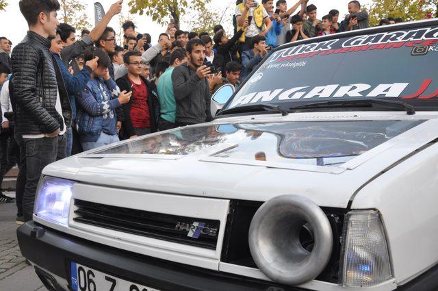 Ankara da sergilenen modifiye araçlar yoğun ilgi gördü 2