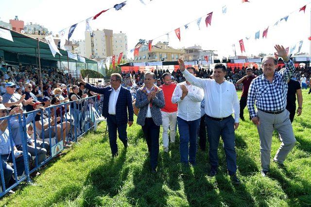 Başpehlivanlar dev Türk Bayrağı altında toplandı