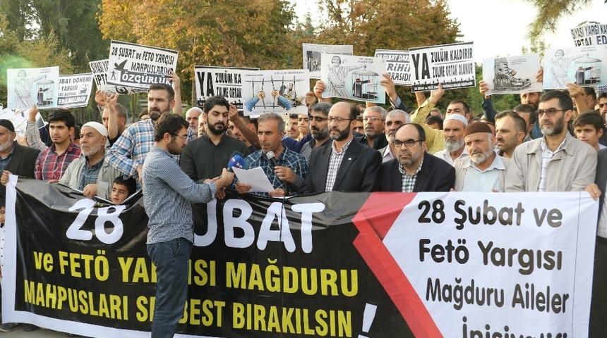 Diyarbakır’da 28 Şubat ve FETÖ mağdurlarına özgürlük talebi