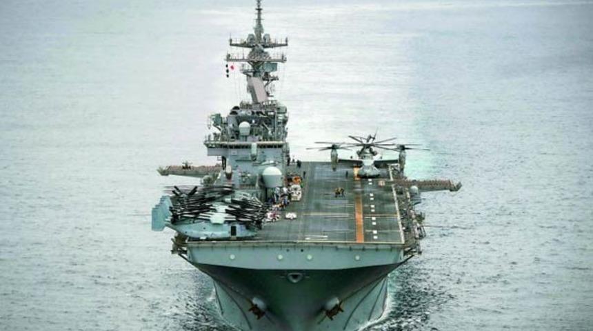 ABD'nin en büyük uçak gemisi Doha'da