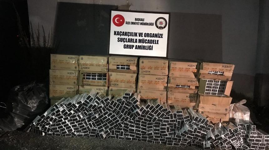 Van&rsquo;da 19 bin 850 paket ka&ccedil;ak sigara ele ge&ccedil;irildi