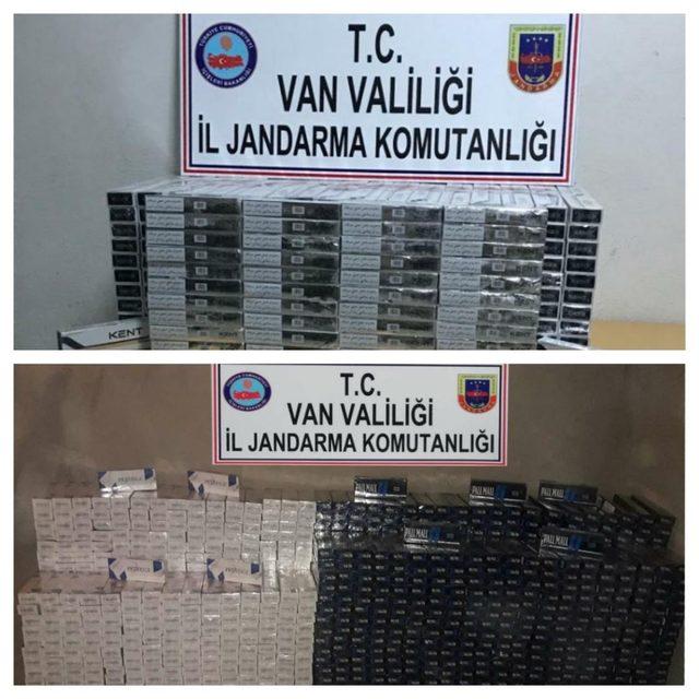 Jandarma ekipleri 25 bin 150 paket kaçak sigara ele geçirdi