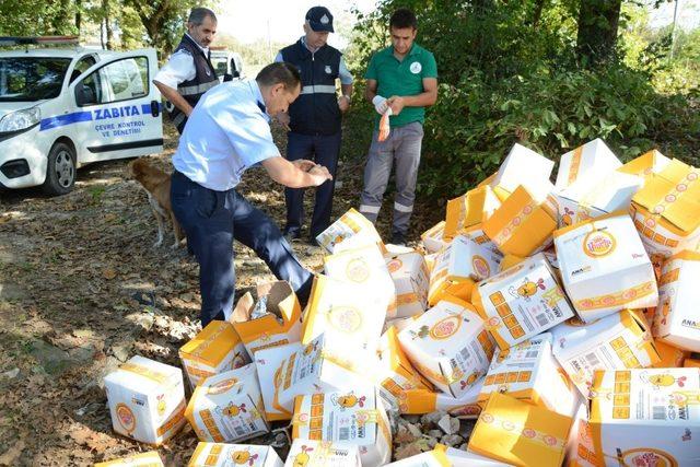 Kartepe’de atıklarını çevreye atan firmaya ceza kesildi