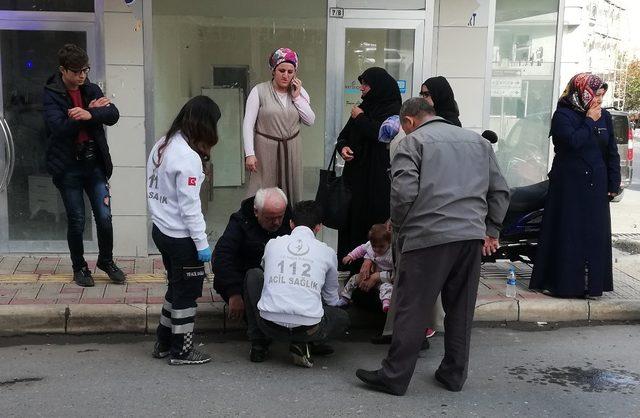 Otomobil ile elektrikli bisiklet çarpıştı: 2 yaralı