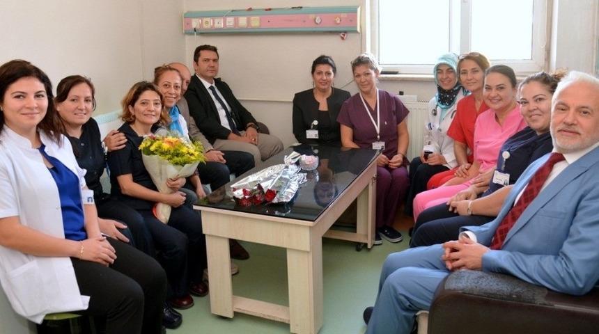 İl Sağlık Müdürü Bilge, palyatif bakım hastalarını ziyaret etti