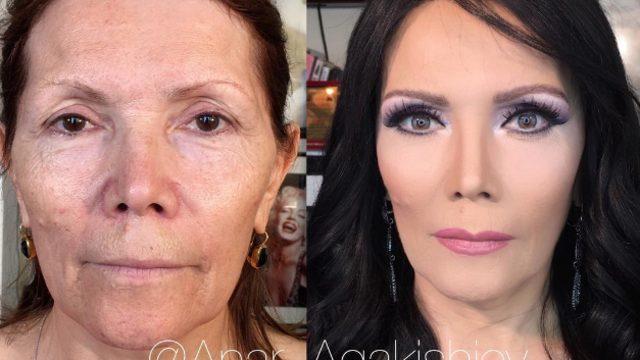 Azeri Stilist Makyajla Kadınları Onlarca Yıl Gençleştiriyor