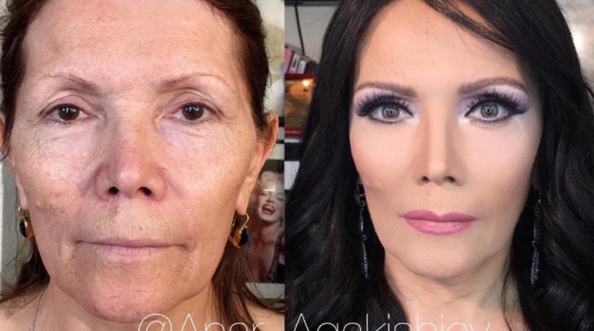 Azeri Stilist Makyajla Kadınları Onlarca Yıl Gen&ccedil;leştiriyor