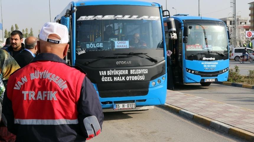 Van B&uuml;y&uuml;kşehir Belediyesinden &lsquo;akıllı kart ve muavin&rsquo; denetimi