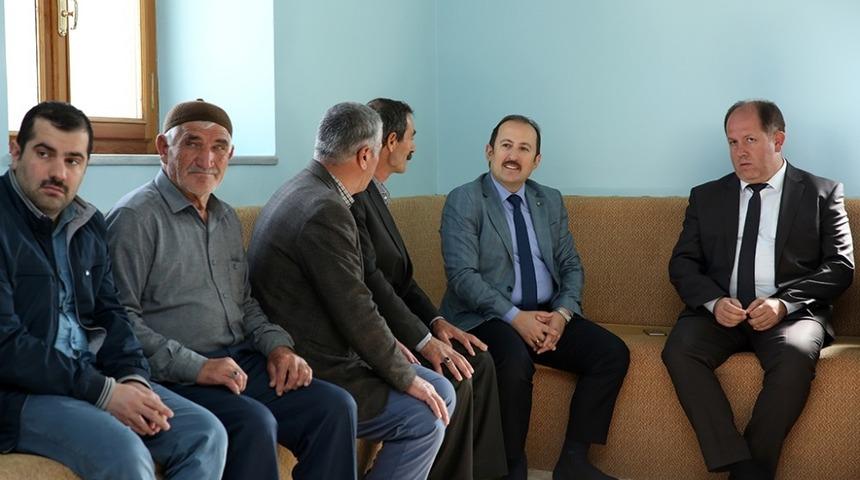 Vali pehlivan Danışment ve Tepetarla köylerini ziyaret etti