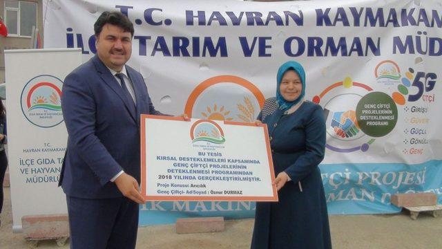 Havran’da arıcılara destek