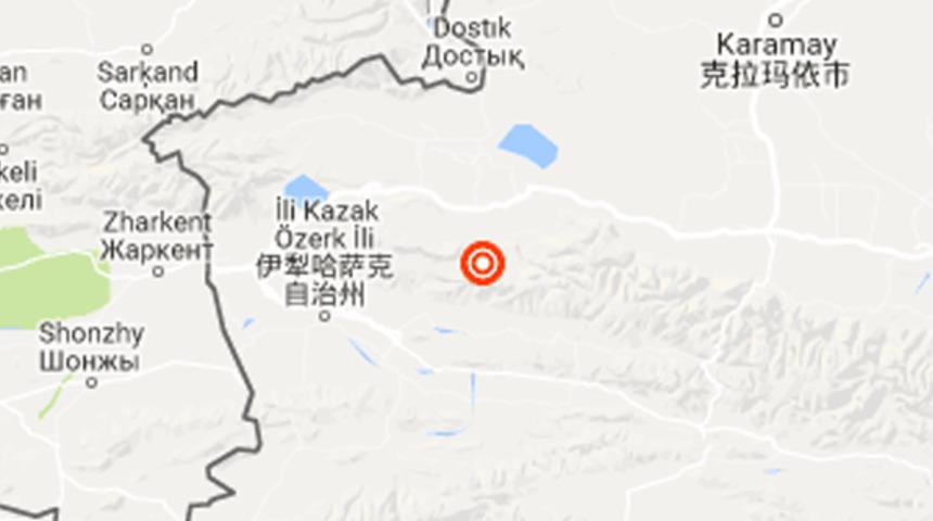 Sincan Uygur Özerk Bölgesi'nde 5,4 büyüklüğünde deprem!