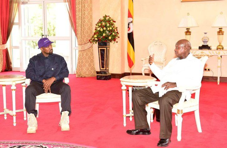  Kanye West'ten Uganda Başkanı'na garip hediye  G5