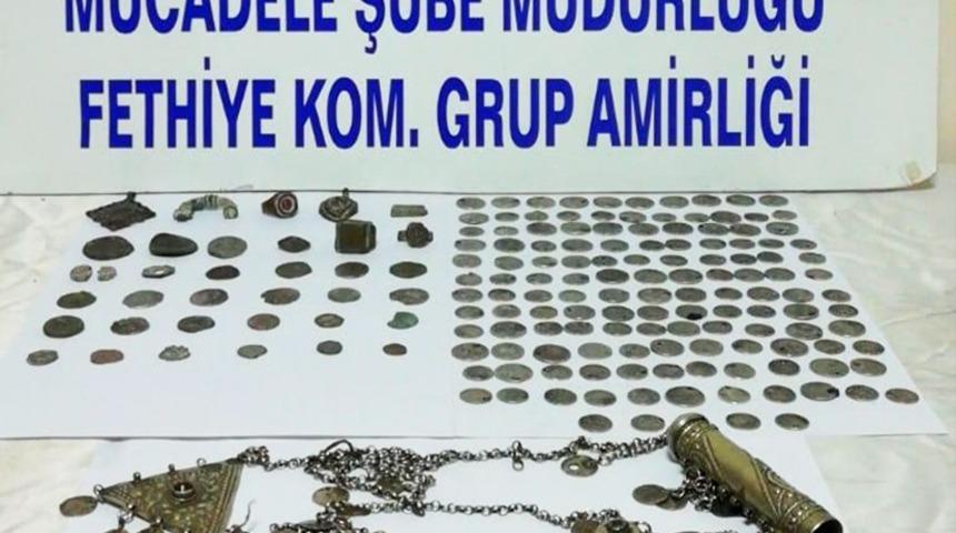 Fethiye&rsquo;de tarihi eser operasyonu