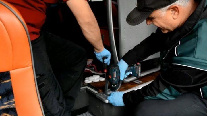 Yolcu otobüsünden eroin fışkırdı! G2