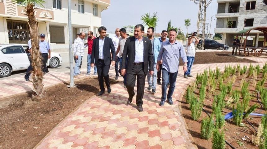 Başkan Menderes Atilla, park &ccedil;alışmalarını yerinde inceledi