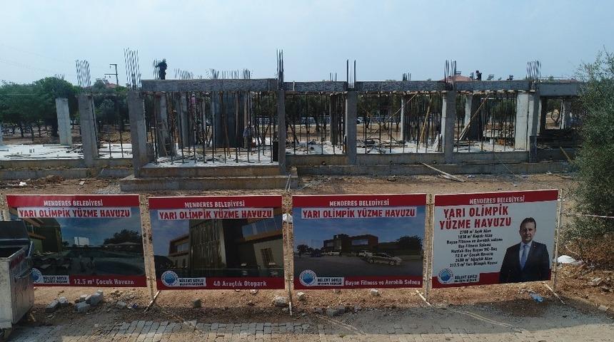 Menderes’e yarı olimpik yüzme havuzu