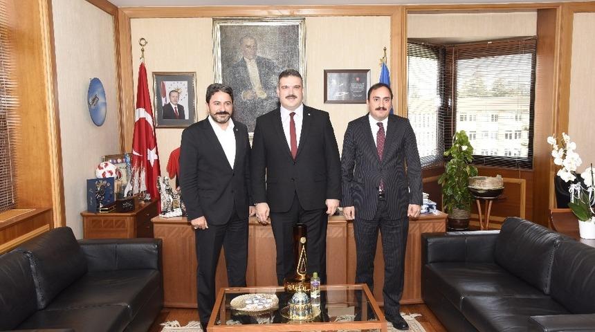 Rekt&ouml;r &Ccedil;omaklı&rsquo;ya ziyaretler