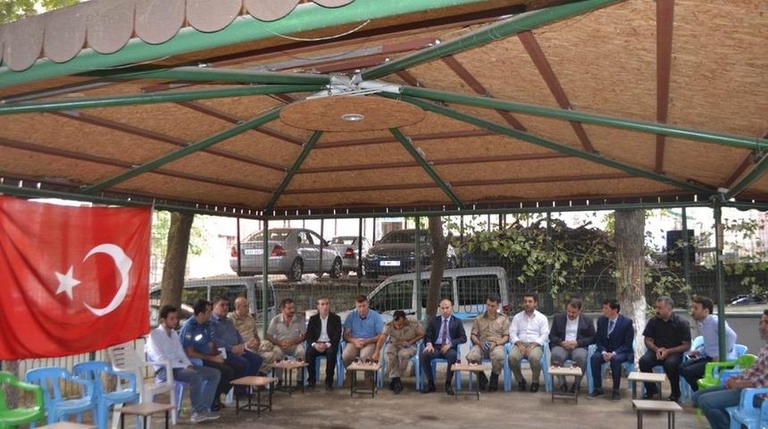 Kalp krizi ge&ccedil;iren polis i&ccedil;in taziye