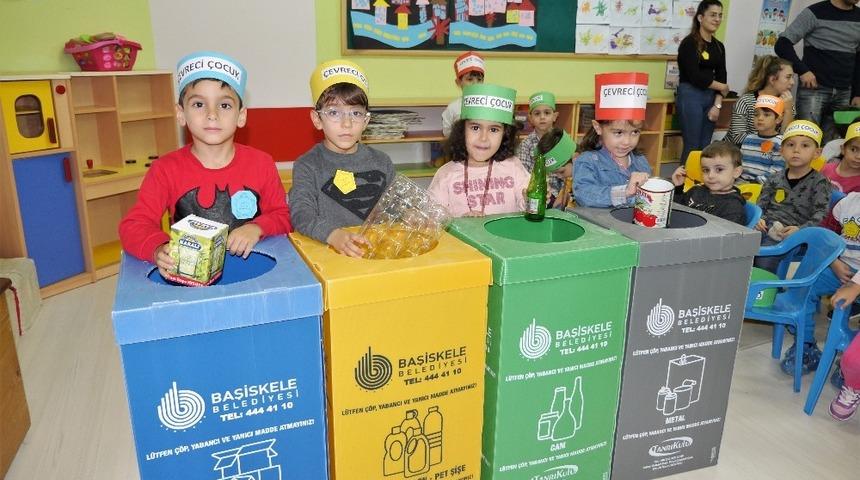 Başiskele’den okullara geri dönüşüm eğitimi