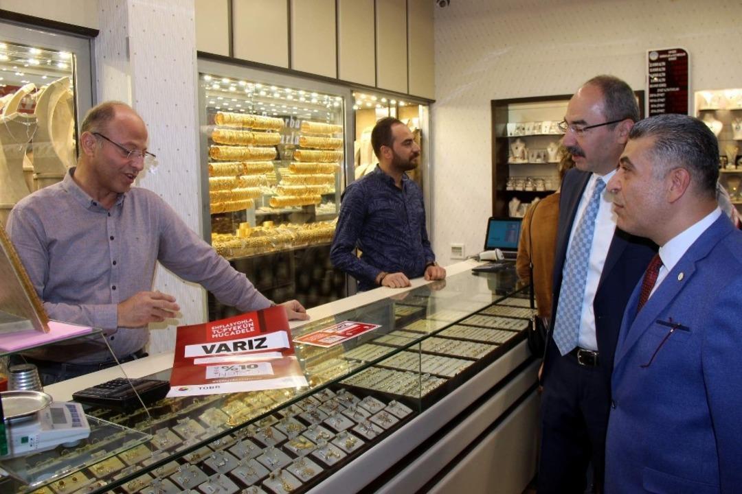 KTO Başkanı G&uuml;lsoy, enflasyonla m&uuml;cadeleye destek veren esnafları ziyaret etti