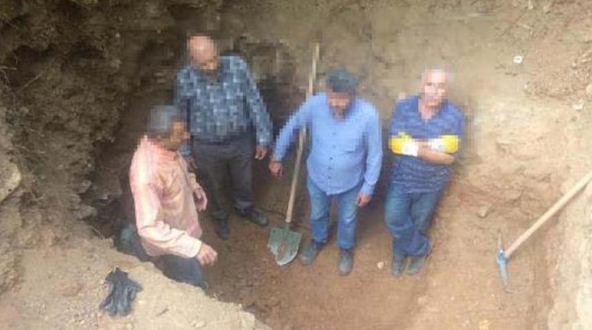 Kendi kazdıkları çukurda yakalandılar!