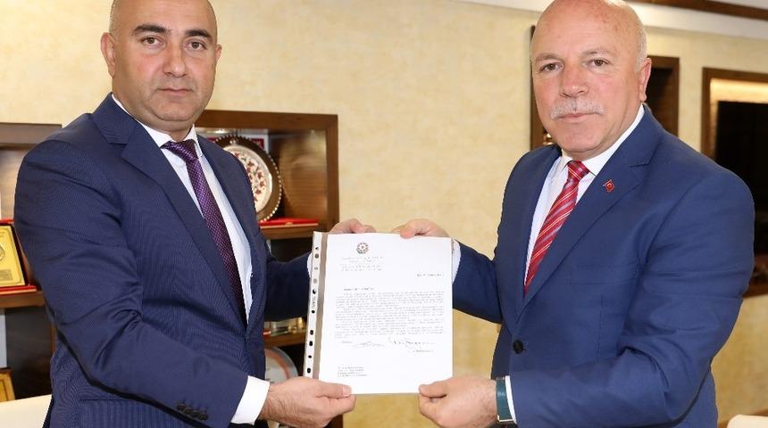 Azerbaycan Dışişleri Bakanı Memmedyarov&rsquo;dan Başkan Sekmen&rsquo;e teşekk&uuml;r mektubu