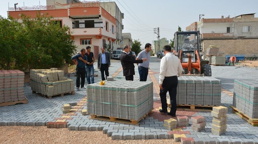 Kılı&ccedil;, kilit taşı &ccedil;alışmalarını inceledi