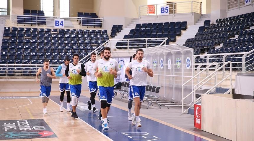 Denizli Basket Kepez maçı hazırlıklarını sürdürüyor