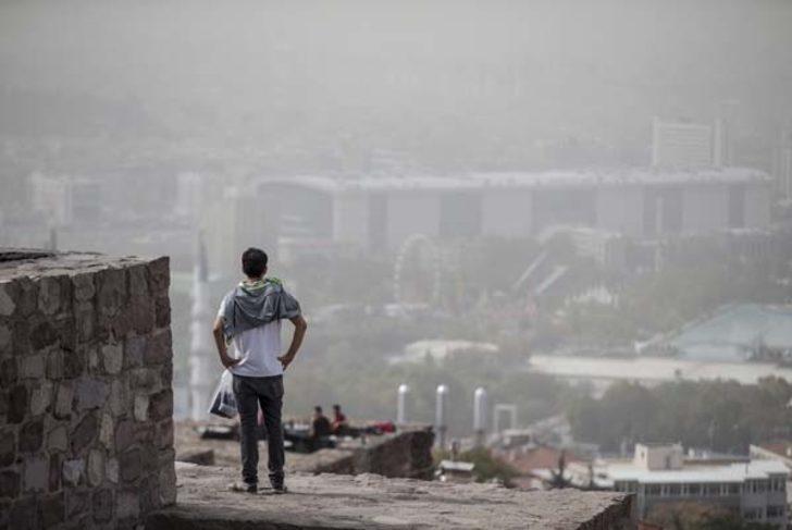 Başkentte gökyüzünü toz bulutu kapladı  G1