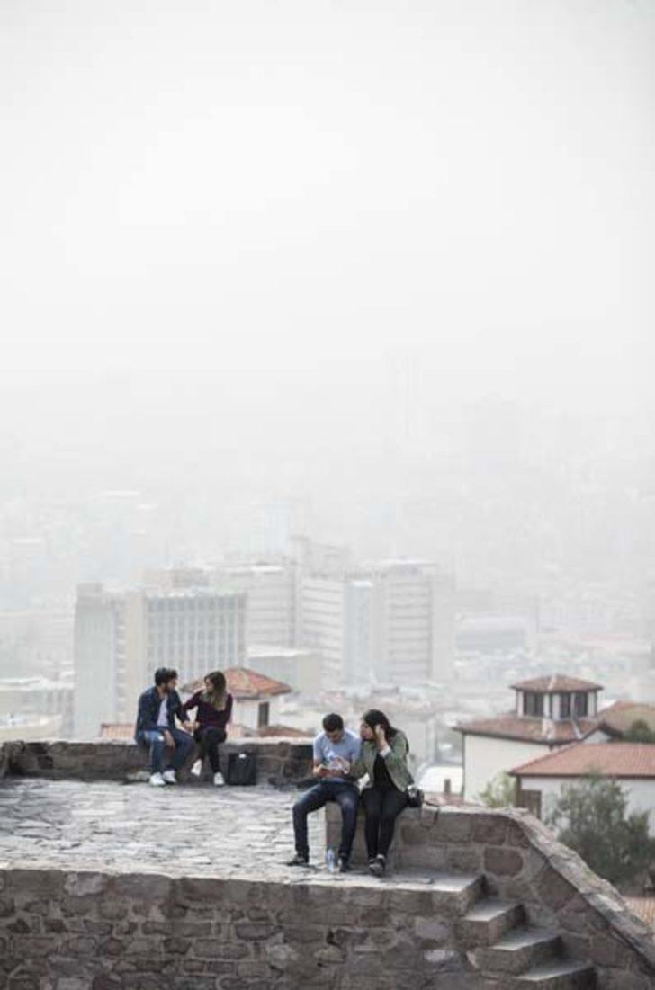 Başkentte gökyüzünü toz bulutu kapladı  G2