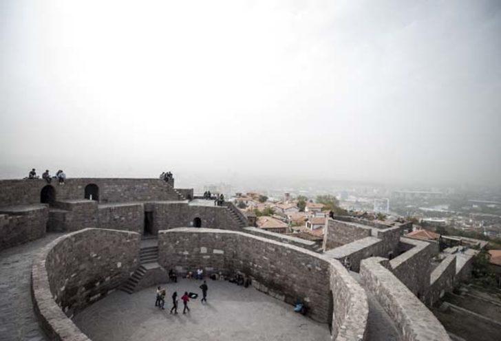 Başkentte gökyüzünü toz bulutu kapladı  G5