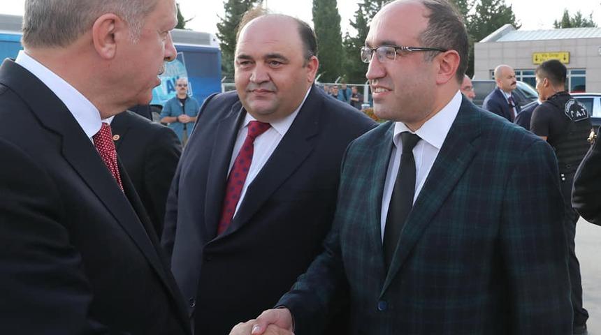 Başkan &Ccedil;&ouml;l, Cumhurbaşkanı Erdoğan&rsquo;a projeleri hakkında bilgi verdi