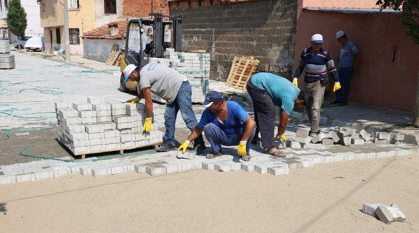 Turgutlu’da 5 mahallenin sokakları da sil baştan yenilendi