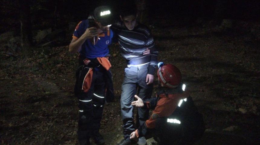 Uludağ’da kaybolan genç 4 saat sonra bulundu