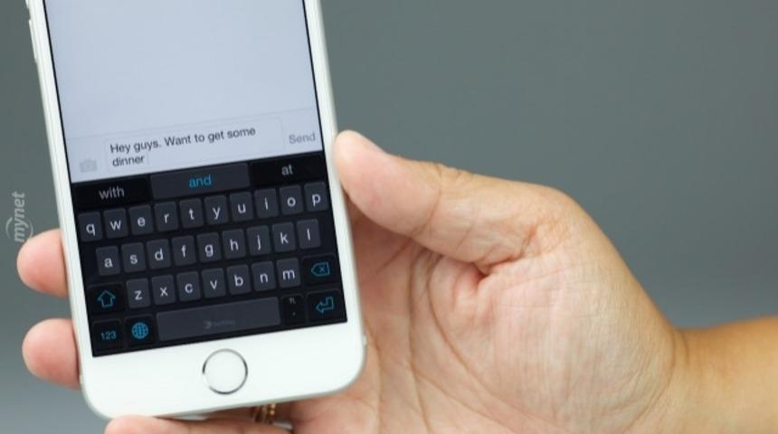 iPhone 6 Plus'da Artık Tek Elle Yazabilmenin Yolu: One Handed Keyboard