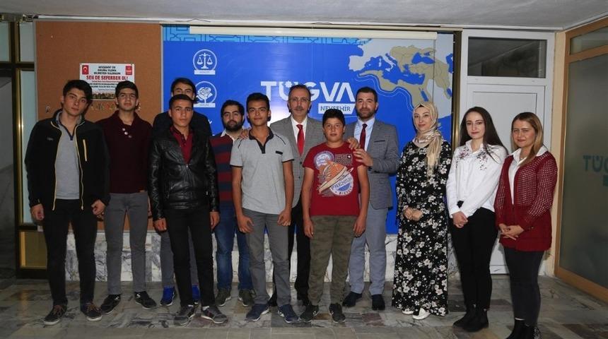 Se&ccedil;en, T&Uuml;GVA Nevşehir temsilcisi Alkan&rsquo;ı ziyaret etti