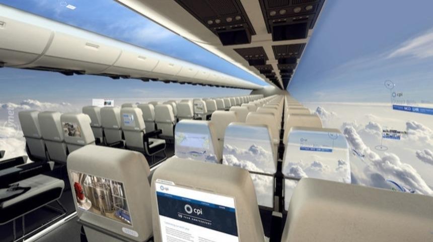 10 Yıl İçinde Uçaklar Şeffaf Olacak!