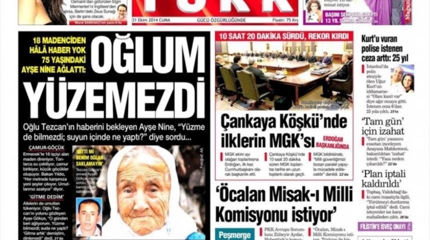 7 Gazete Manşetiyle 31 Ekim'in &Ouml;ne &Ccedil;ıkan Haberleri!