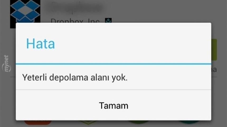 Cep Telefonunuza Uygulama Y&uuml;kleyemiyorsanız İşte &Ccedil;&ouml;z&uuml;m&uuml;