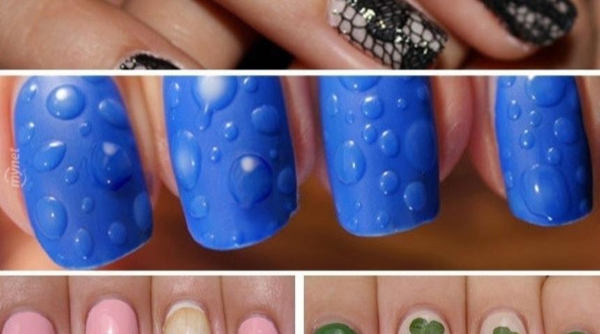 El Emeği G&ouml;z Nuru Oje Sanatı &Ccedil;alışmaları